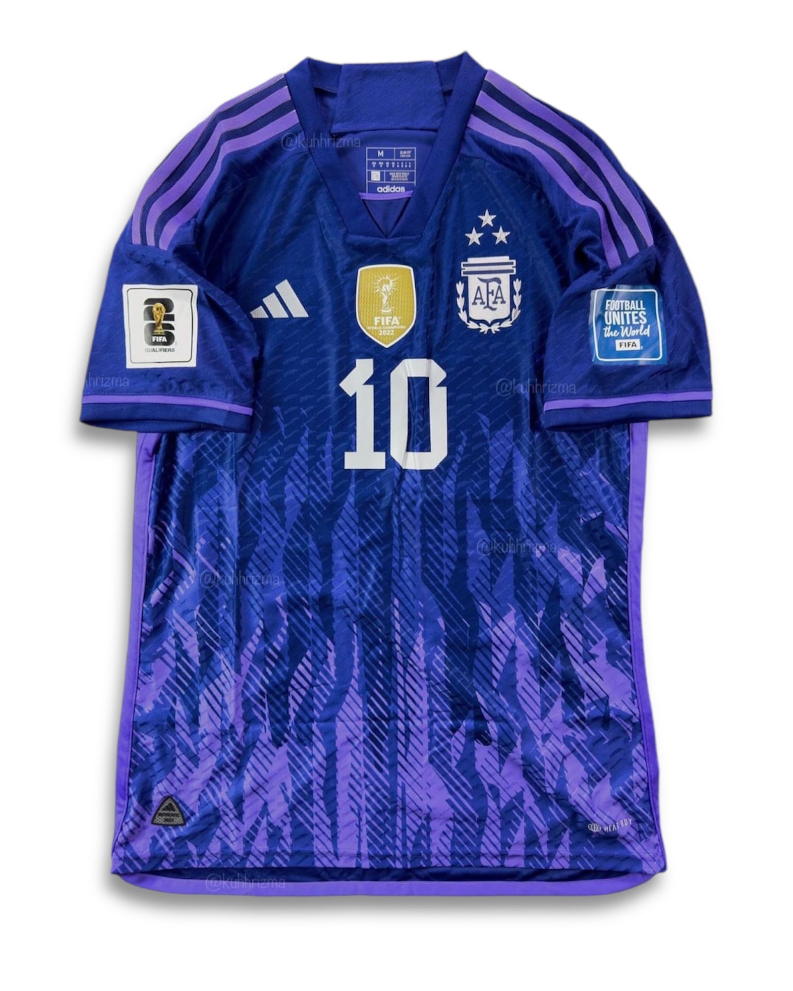 Argentina Suplente 3 ESTRELLAS CAMPEON DEL MUNDO 2022 / 2023