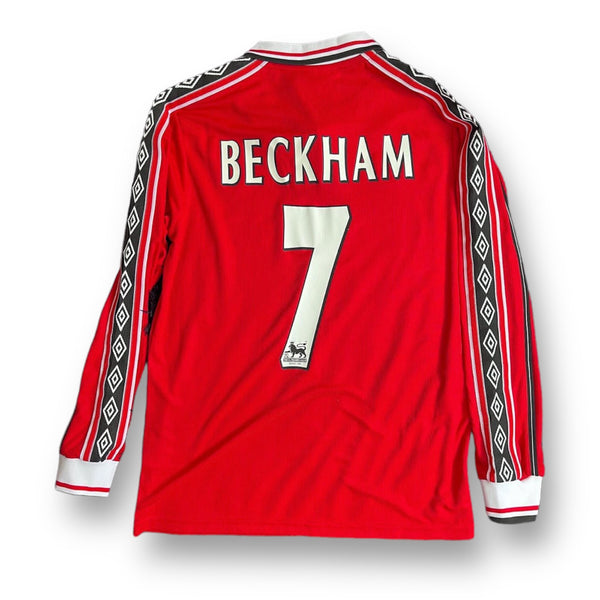 Manchester United Titular 1998 Manga Larga 📦